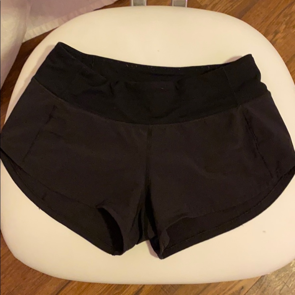 Lulu Lemon speed up shorts